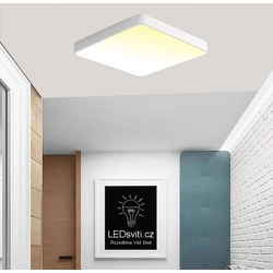 Panneau LED design gris LEDsviti 600x600mm 48W blanc chaud (9837)