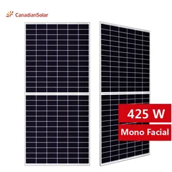 Panou Fotovoltaik Canadian Solar 425W Rama Neagra - CS6R-425T