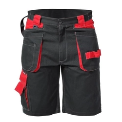 Pantaloni scurți XXL LAHTI PRO negri și roșii L4070405