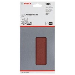 Papel de lija BOSCH C430, embalaje 10 piezas 115 X 230 mm,180