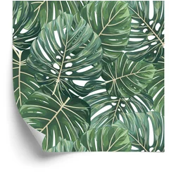 papel pintado verde