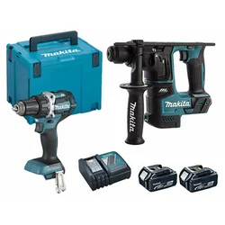 Paquete de máquina Makita DLX2271TJ en MakPac