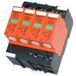 Pára-raios Weidmuller tipo 1+2 4P 12,5kA 1,4kV 280V VPU I (1352180000)