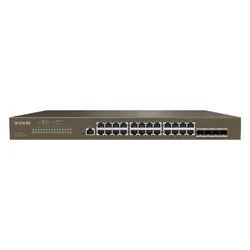 Pārslēgt 24 Gigabit porti, 4 Gigabit SFP porti, pārvaldība — TENDA TND-TEG5328F