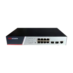 Pārslēgt 8 Gigabit PoE porti, 2 Gigabit SFP porti, pārvaldība — Hikvision DS-3E2510P