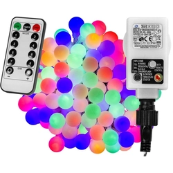 Party lighting 20 m - 200 LED, color + remote control