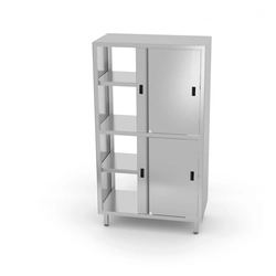 Pass-through cabinet with a partition 110x50x200, sliding door | Polgast