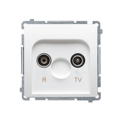 Pass-through RTV socket 10db BMZAP10/1.01/11 Basic white module