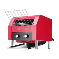 Pass-through toaster - red