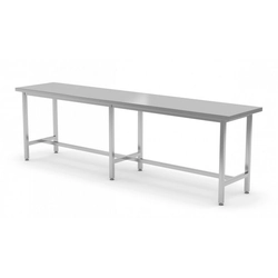 Pastiprināts centrālais galds bez plaukta 2100 x 800 x 850 mm POLGAST 111218-6 111218-6
