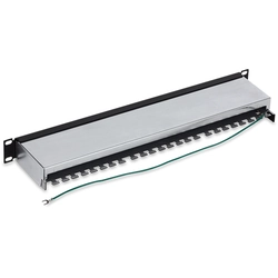 Patch Panel 24 porturi RJ45, Cat6a, Ecranat, 1U - TRENDnet TC-P24C6AS