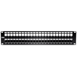 Patch Panel suojattu 48 tyhjiä keystone-portteja 2U - TRENDnet TC-KP48S