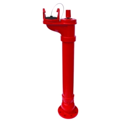 pazemes hidrants,DN80pn10, augstums h=1250mm, apkakle uzvilkta 8 caurumiem