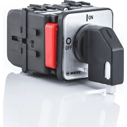 PCE cam switch 0-1 3P 16A IP55 forsænket (ML016.3-TB/RG2)