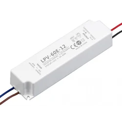 Πηγή LED T-LED 12V 60W - LPV-60E-12 Παραλλαγή: Πηγή LED 12V 60W - LPV-60E-12