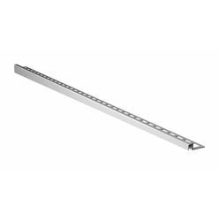 Perfil ACO ShowerStep, metal mate, 1490/10/36 mm, izquierda