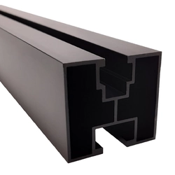 Perfil de aluminio 40*40 tornillo hexagonal L:2200mm negro