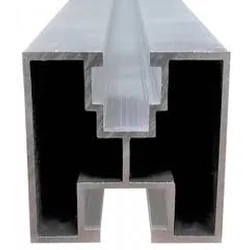 Perfil de aluminio 40x40 para tornillo hexagonal; L:2200mm