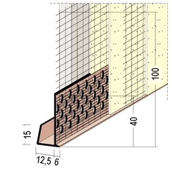 Perimeter profile with mesh PROTEKTOR 2,5m - 37517