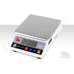 Peso exacto 7500g/0.1g Potencia LCD 230V/Baterie