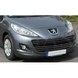 Peugeot 207 - Chrome Strips Chrome Grill Dummy Bumper Tuning