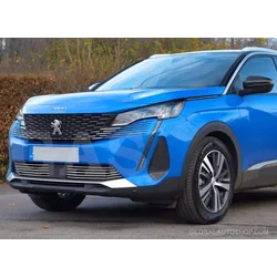 Peugeot 3008 - Benzi cromate Ajustarea barei de protecție false a grilului cromat