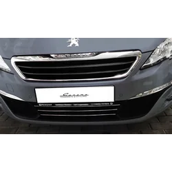 PEUGEOT 308 II Bandes CHROME sur la GRILLE factice Tuning