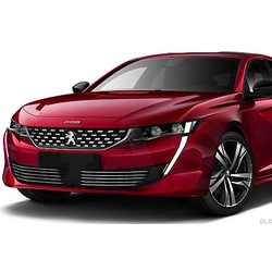 PEUGEOT 508 II - ХРОМИРАНИ РЕШЕТКИ, макет