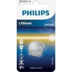 Philips Battery Blisteris CR2032 1 gab.