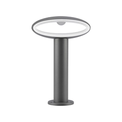 Φωτισμός εξωτερικού χώρου Bollard Lamps - IP54 - Σκούρο - Γκρι - 9W - 500 Lumens - 3000K