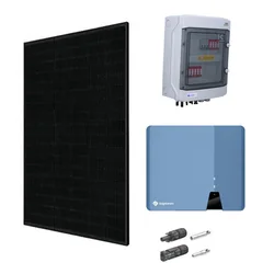 Photovoltaic kit 10kW (PV panel 400W JA Solar all black, Solplanet three-phase inverter 10kW, Hermetic DC/AC switchboard, Connectors MC4)