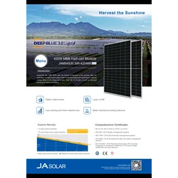 Photovoltaic module Ja Solar JAM54S30-410/MR 410W Black