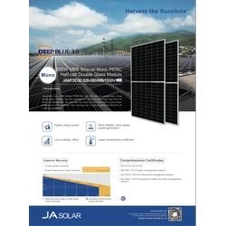Photovoltaic module JA SOLAR JAM72D30-HC BIFACIAL - 545 - CONTAINER 0,239 € 545W 545 W