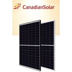 Photovoltaic module PV panel 430Wp Canadian Solar CS6R-430H-AG HiHERO N-type (25/30 years warranty rooftop) BF Black Frame