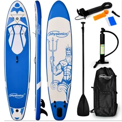 Physionics inflatable paddle board 305 cm blue + ac