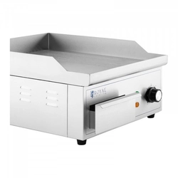 Piastra grill - 360 x 380 mm - liscia e rigata - 2000 AT ROYAL CATERING 10012027 RCPG45-M