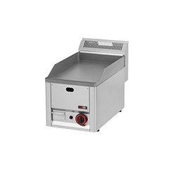 Piastra grill a gas 32 cm | liscio | Volpe rossa FTH-30GL