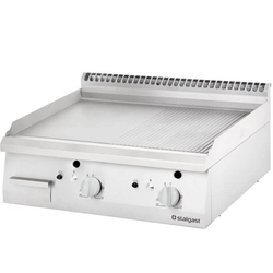 Piastra grill a gas liscia 800x700 G20 Stalgast