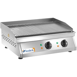 Piastra Grill Elettrica Professionale 6000W Amitek 6050008