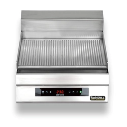 Piastra grill elettrica | regolabile | scanalato | Zernike | GE5060T1C