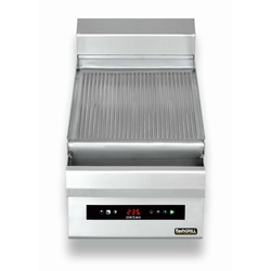 Piastra grill elettrica | regolabile | singolo | scanalato | Zernike | GE4070T1C