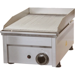 Piastra Grill Gas Rigata Professionale 4000W Amitek 6050013