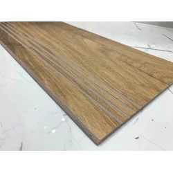 Piastrelle effetto legno per scale 30x60 ROVERE DORATO venatura nodi ANTISCIVOLO