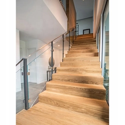 Piastrelle effetto legno per scale tipo ROVERE 120x30