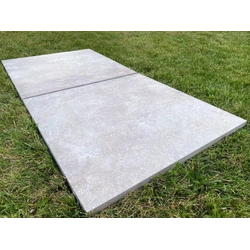 Piastrelle per terrazzo 2cm GRIGIO SPESSO 60X60 in gres porcellanato ECONOMICHE