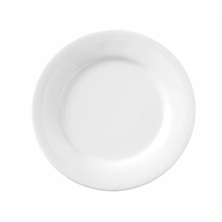 Piatto piatto 270 set bianco mm 12 pezzi