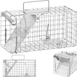 Piège vivant pour martres, rats, renards 35 X 17 X 20 maille cm 25 X 25 millimètre