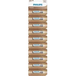 PILHA AAA Philips PHILIPS LR03 10SZT ALCALINA