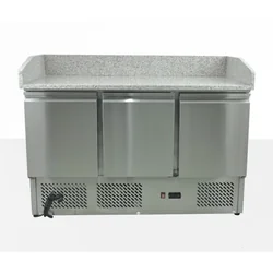 Pizza Cooling Table 3-Drzwiowy 1400x700x1100 Esl3852