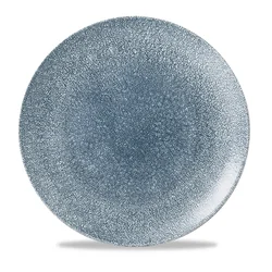 Placă de faianță Raku Topaz Blue 217 mm